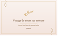 Voyage de Noces sur Mesure